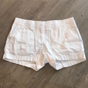 JCrew Factory White Chino Shorts Size 2